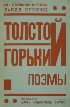 Давид Бурлюк Толстой. Горький. Поэмы обложка книги