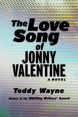 Teddy Wayne The Love Song of Jonny Valentine обложка книги