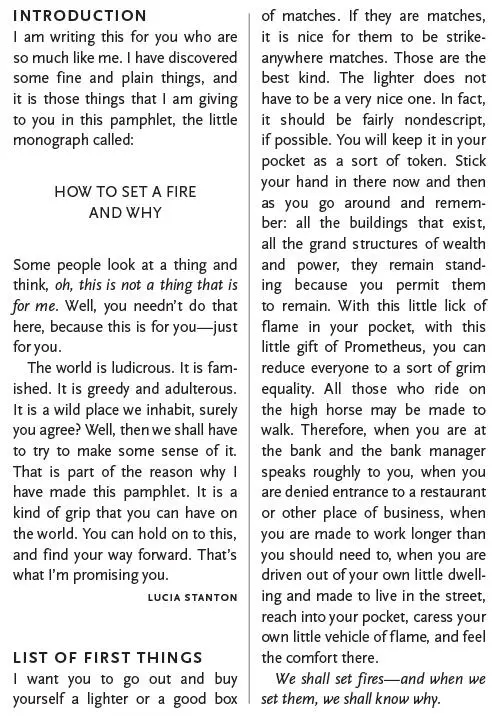 How to Set a Fire and Why - фото 3
