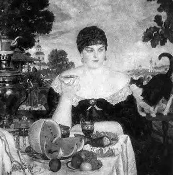 Б М Кустодиев Купчиха за чаем Все современники и из дворянства и из - фото 70