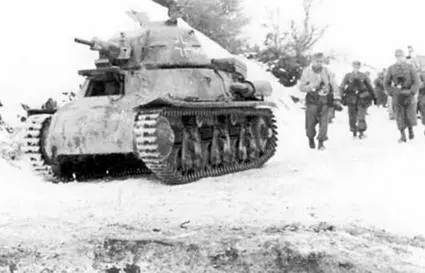 Хороший вид Гочкиса во время антипартизанской операции зимой 19431944 Всего - фото 29