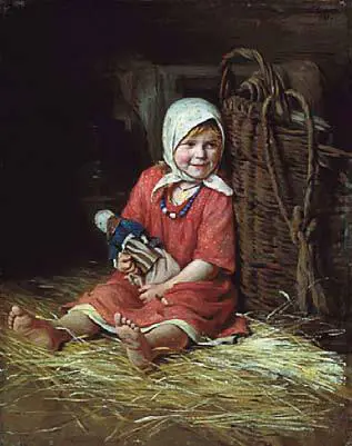 К В Лемох Варька 1893 Ф ЗуберБюлер Девочка с куклой вторая - фото 121