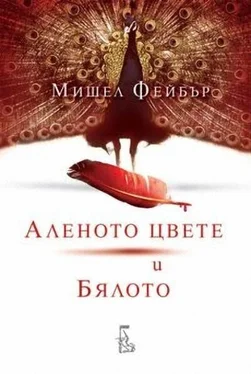 Мишел Фейбър Аленото цвете и бялото обложка книги