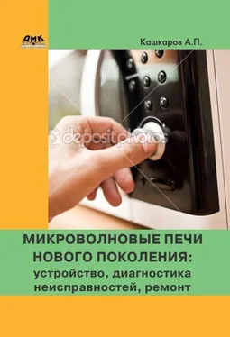 Андрей Кашкаров Микроволновые печи нового поколения. Устройство, диагностика неисправностей, ремонт обложка книги