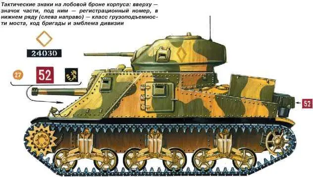 Крейсерский танк Grant I 1я австралийская танковая дивизия 1943 год Рисунок - фото 167