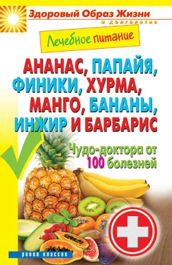Сергей Кашин Ананас, папайя, финики, хурма, манго, бананы, инжир и барбарис. Чудо-доктора от 100 болезней