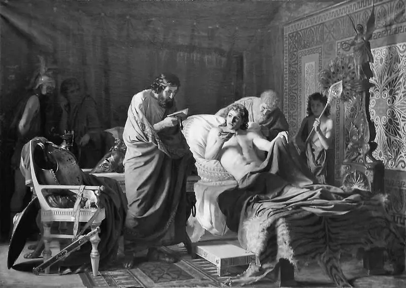 Александр Македонский принимает врача Генрик Семирадский 1870 г Супружество - фото 61