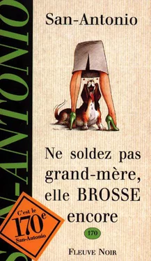 Frédéric Dard Ne soldez pas grand-mère, elle brosse encore обложка книги