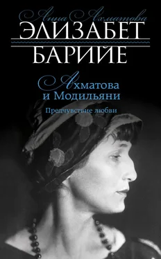 Элизабет Барийе Ахматова и Модильяни. Предчувствие любви обложка книги