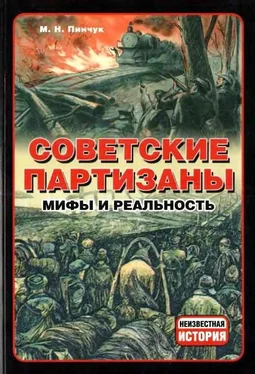 Михаил Пинчук Советские партизаны. Мифы и реальность обложка книги