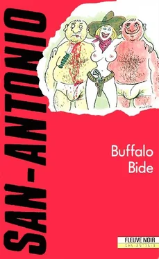 Frédéric Dard Buffalo Bide обложка книги