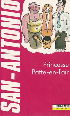 Frédéric Dard Princesse Patte-en-l’air обложка книги