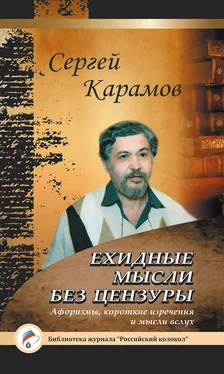 Сергей Карамов Ехидные мысли без цензуры обложка книги