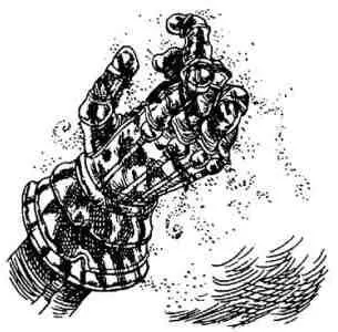 Опускаючи руку він спостеріг як по гладенькій поверхні рукавиці ковзає тонкий - фото 99