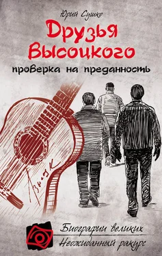 Юрий Сушко Друзья Высоцкого: проверка на преданность обложка книги