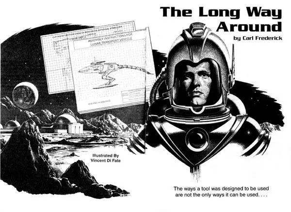 Illustrated by Vincent Di Fate During the descent the First Lunar Outpost - фото 1