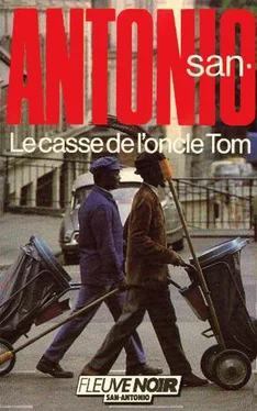 Frédéric Dard Le casse de l’oncle Tom обложка книги