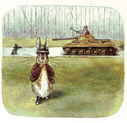 PETER steadied the bazooka on his shoulder and squinted one beady little rabbit - фото 3