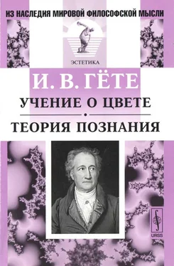 Иоганн Гёте Учение о цвете. Теория познания обложка книги