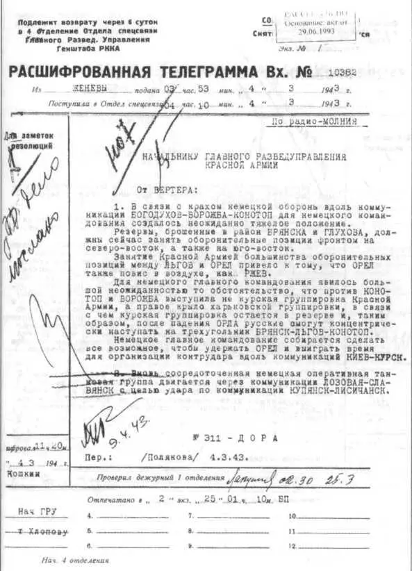 Без права на ошибку Книга о военной разведке 1943 год - фото 63