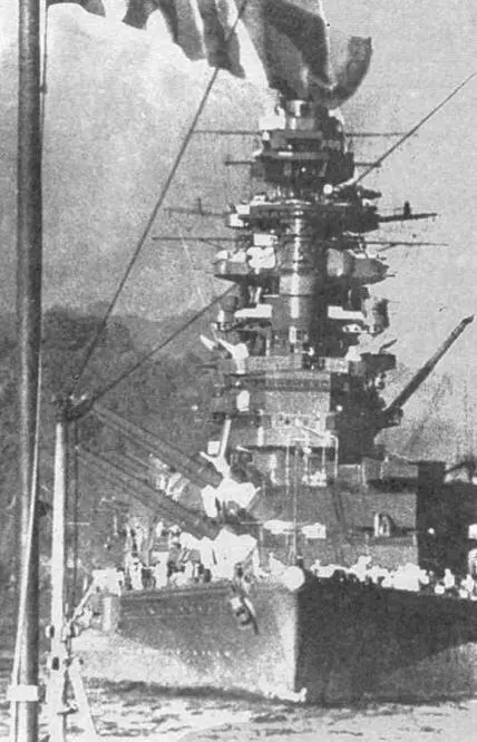 Линейный корабль Нагато Конец 1930х гг Во время испытаний обнародованная - фото 30