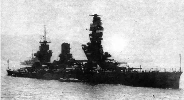 Линейный корабль Фусо после модернизации Конец 1930х гг 25 февраля 1944 - фото 27