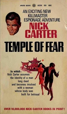 Nick Carter Temple of Fear обложка книги