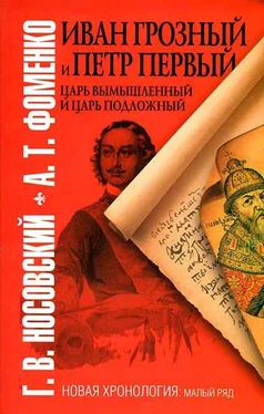 Глеб Носовский Иван Грозный и Петр Первый. Царь вымышленный и Царь подложный обложка книги