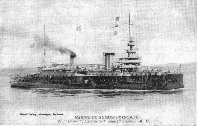 Образцовые броненосцы Франции Часть II Карно 18911922 - фото 77
