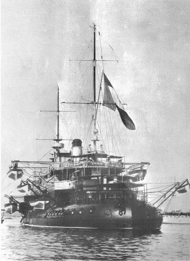 Карно в 1901 г вверху и в 1905 г в составе Эскадры Севера - фото 88