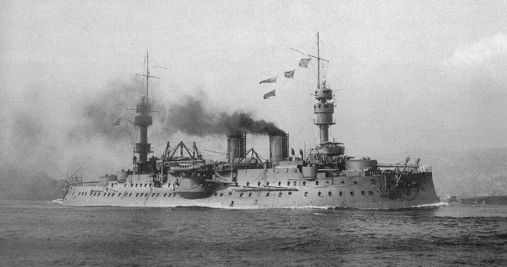 Жорегибери выходит из Тулона 1913 г Фото М Бара На рейде Вильфранш - фото 108