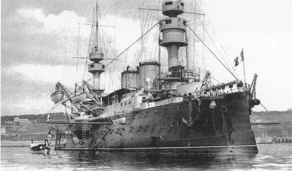 На рейде Бреста 19041905 гг Брест Июль 1905 г Формидабль и - фото 87