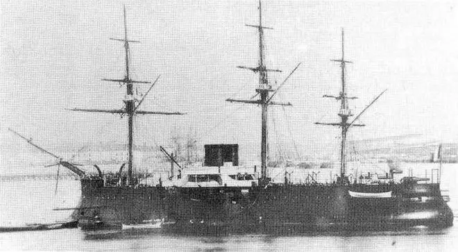 Броненосец Девастасьон в 1880е гг Кормовая штурманская рубка на - фото 63