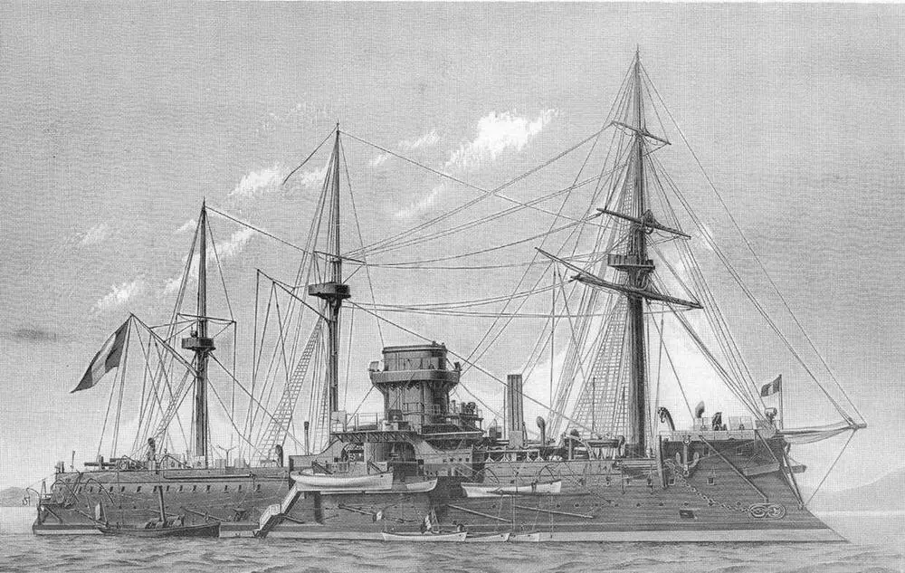 Редутабль в 1890е гг С гравюры того времени На палубе броненосца - фото 68