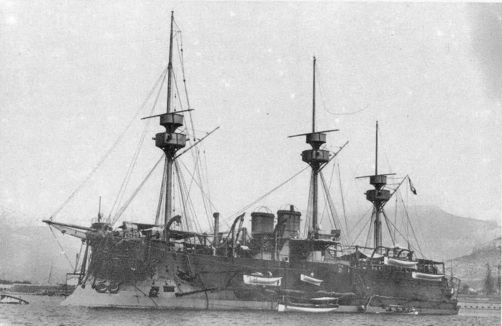 Броненосец Девастасьон в конце 1890х гг - фото 77
