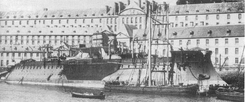 Броненосец Девастасьон после модернизации 1898 г Бронено - фото 86