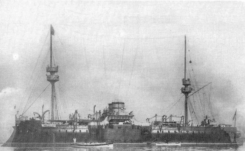Броненосец Деаастасьон после модернизации 1898 г Девастасьон во время - фото 95