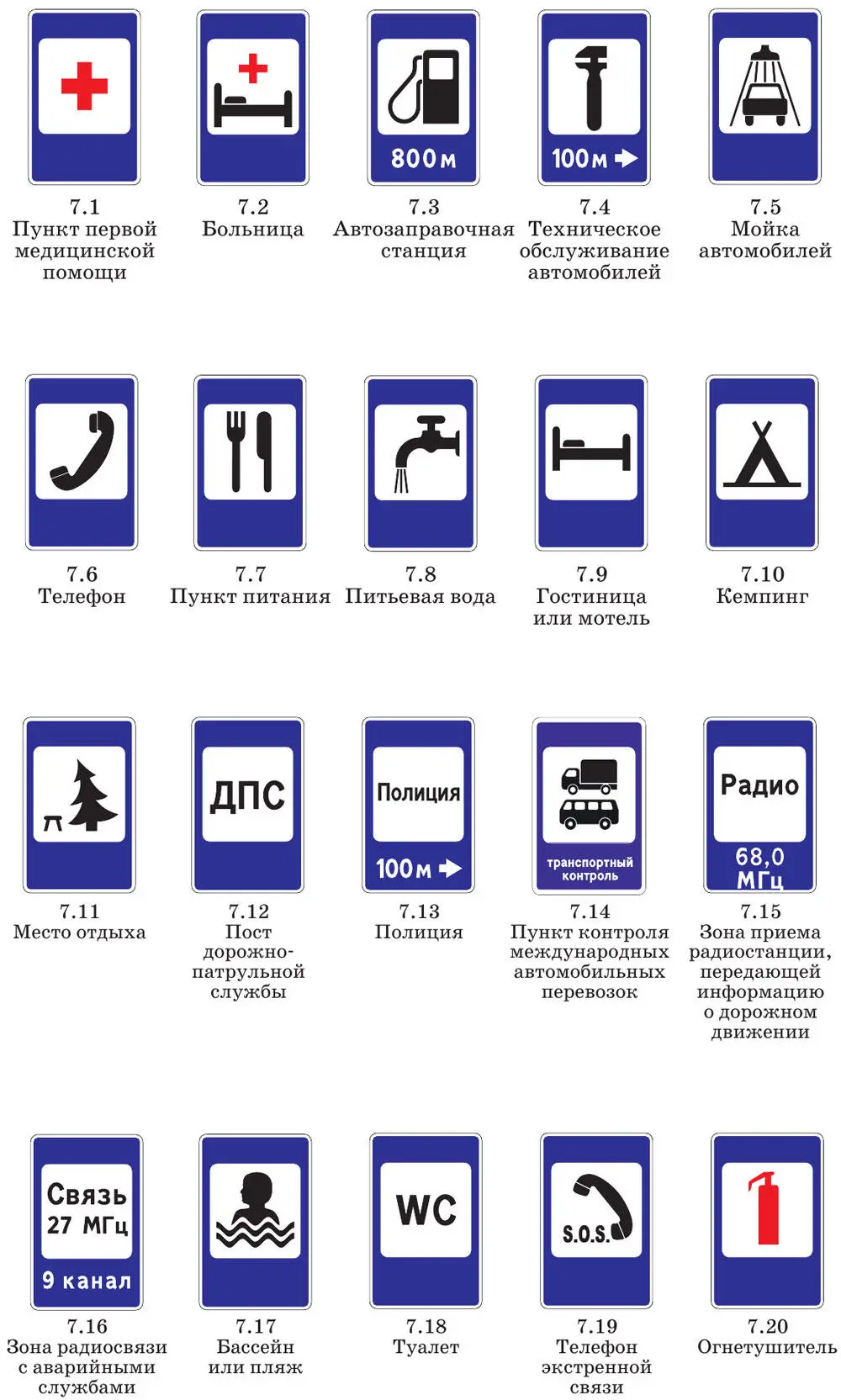 Знаки дополнительной информации таблички Дорожная разметка - фото 58