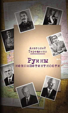 Анатолий Терещенко Руины некомпетентности обложка книги