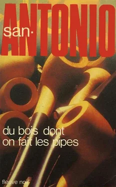 Frédéric Dard Du bois dont on fait les pipes обложка книги