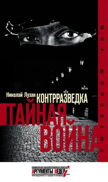 Николай Лузан Контрразведка. Тайная война обложка книги