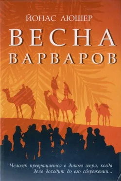 Йонас Люшер Весна варваров обложка книги