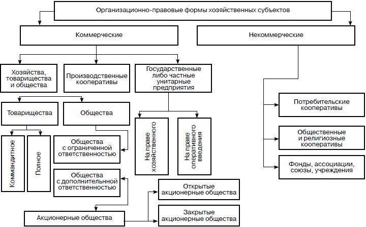 Рис 11 Организационноправовые формы хозяйствующих субъектов в - фото 1