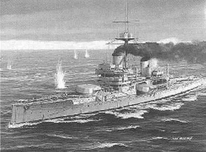 Колоссус в Ютландском бою 1916 г В составе флота линейный корабль Флота Его - фото 46
