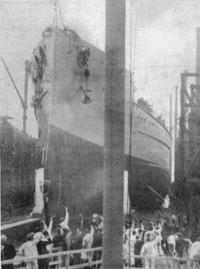 Спуск на воду линейного корабля флота Его Величества Нептун 30 сентября 1909 - фото 51