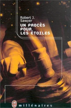 Robert Sawyer Un procès pour les étoiles обложка книги