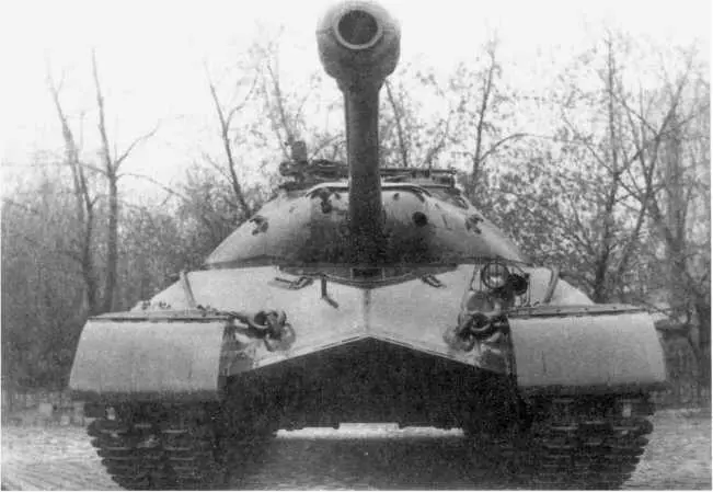 3 Опытный образец танка объект 730 вид спереди Сентябрь 1949 года Хорошо - фото 6