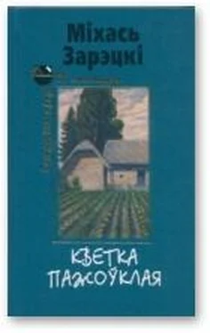 Міхась Зарэцкі Кветка пажоўклая обложка книги