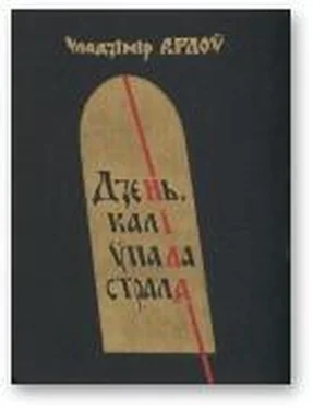 Уладзімір Арлоў Дзень, калі ўпала страла обложка книги