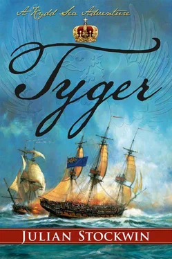 Julian Stockwin Tyger обложка книги
